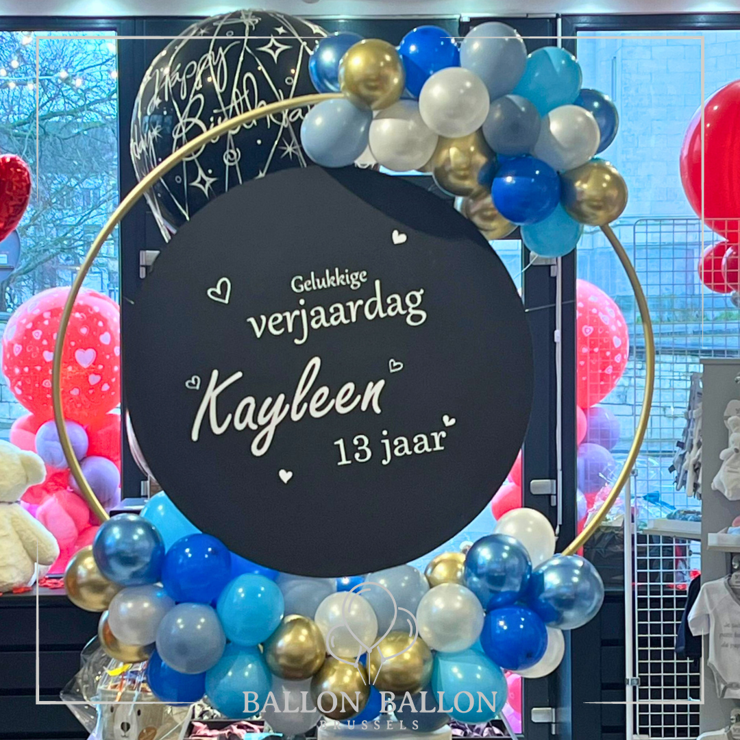 Gepersonaliseerde ballonnenkrans