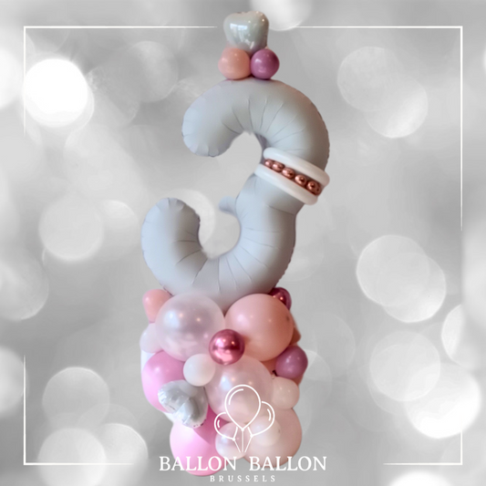 Montage air 1 Chiffre Blanc