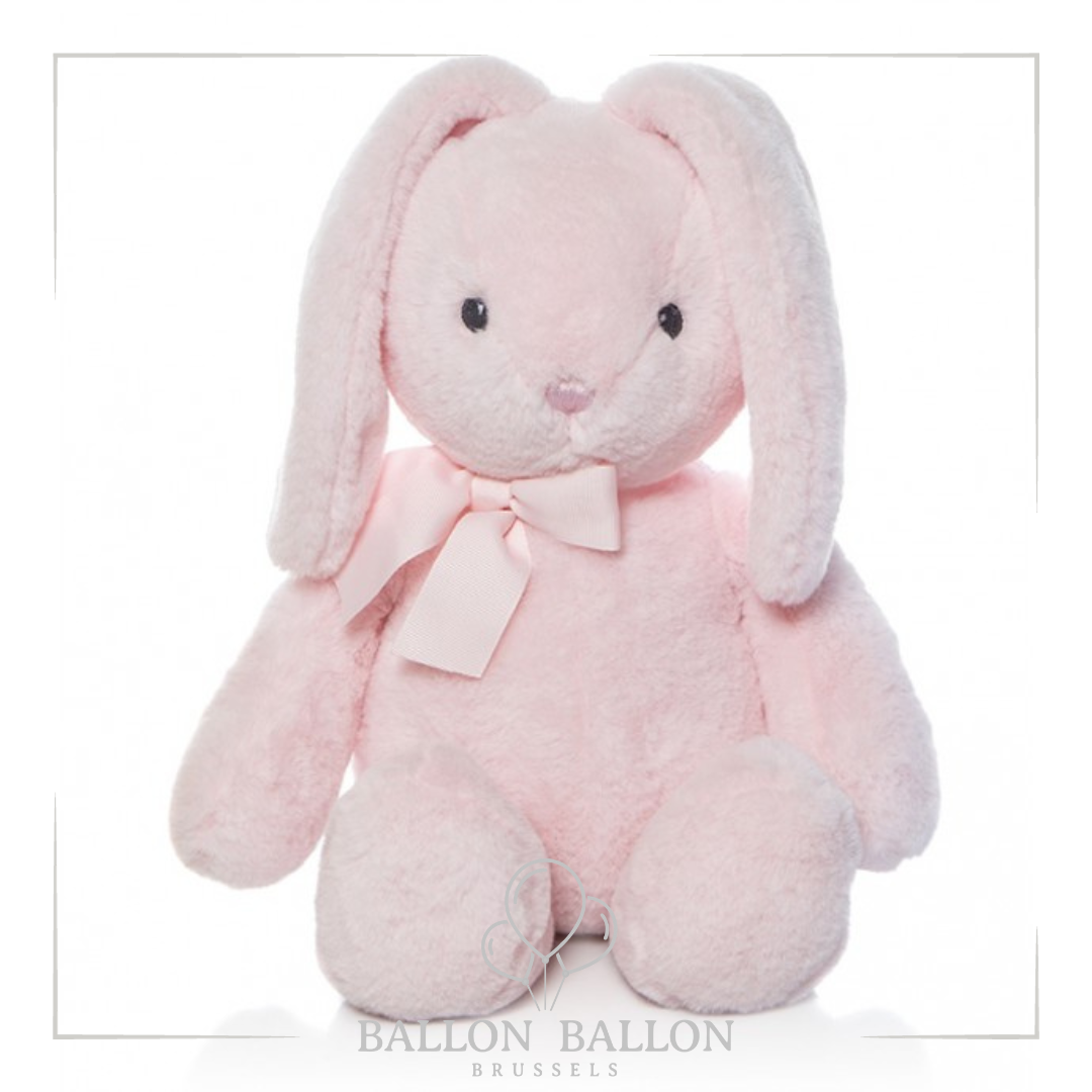 Lapin en peluche rose