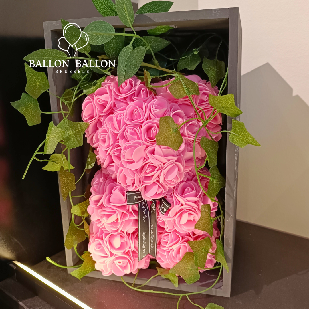 Coffret ourson fleurs