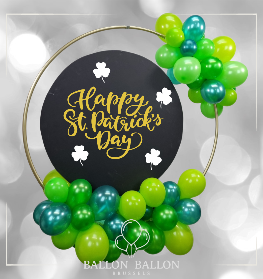 Couronne de ballons St-Patrick