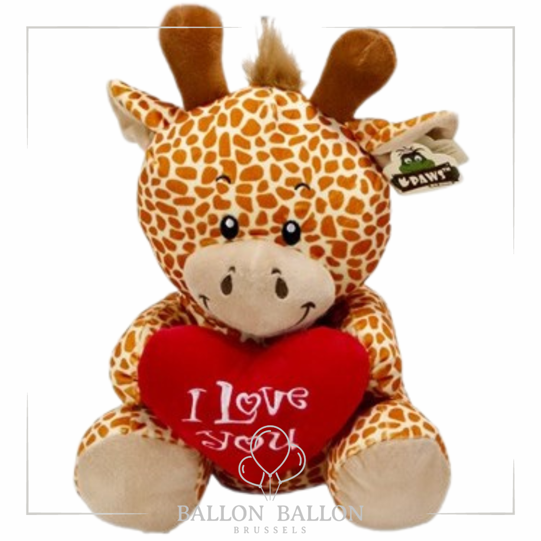 Love giraffe knuffel