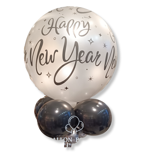 King Gelukkig Nieuwjaar Zilver