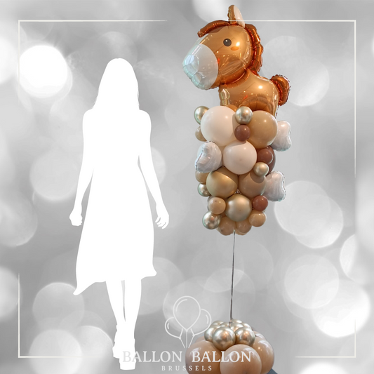  Lollipop baby unicorn bruin/beige