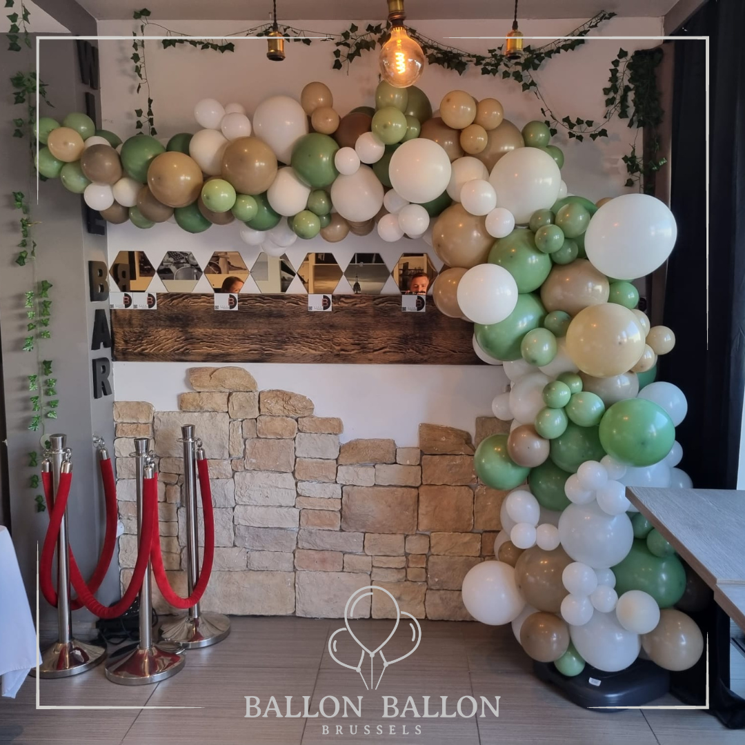 Halve organische ballonnenboog 