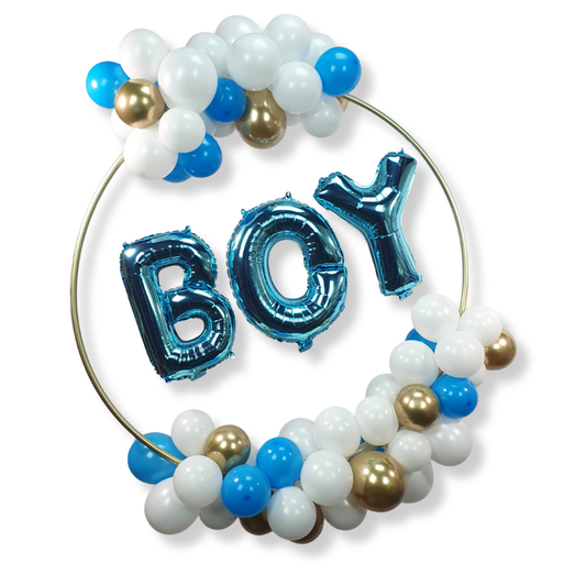 Couronne de ballons Naissance It's a Boy