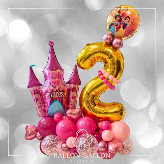 Montage Fun princesse + chiffre