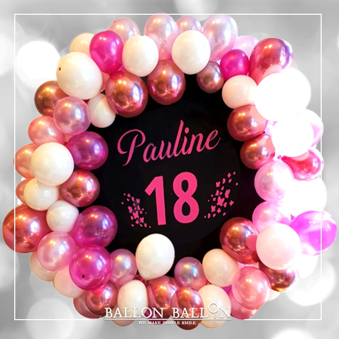 Couronne de ballons Personnalisée (couleurs au choix)