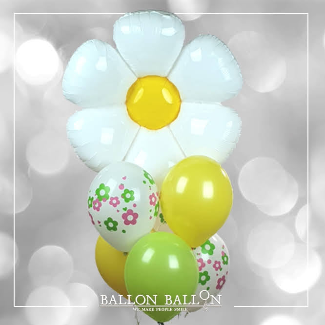 Ballonnenboeket bloemen