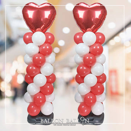 Colonnes de ballons Love