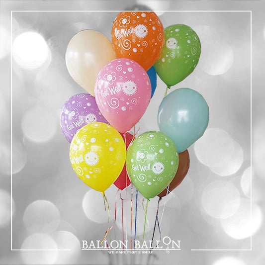 get well bouquet de ballons